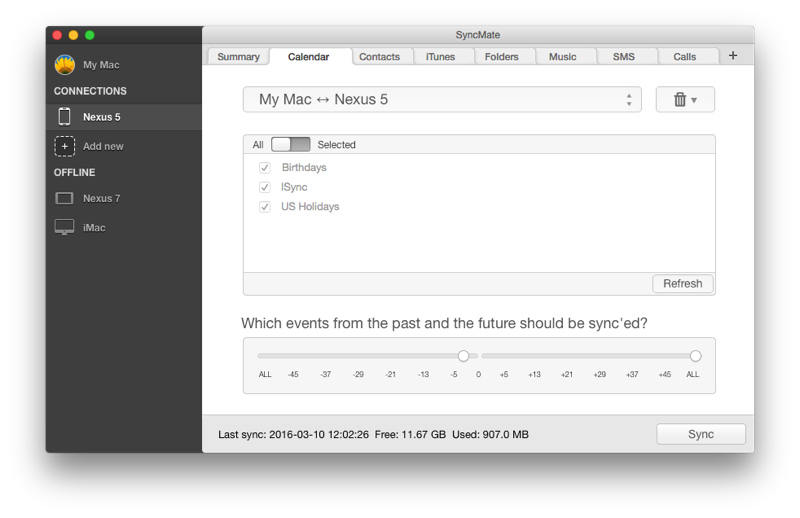 Syncmate for mac